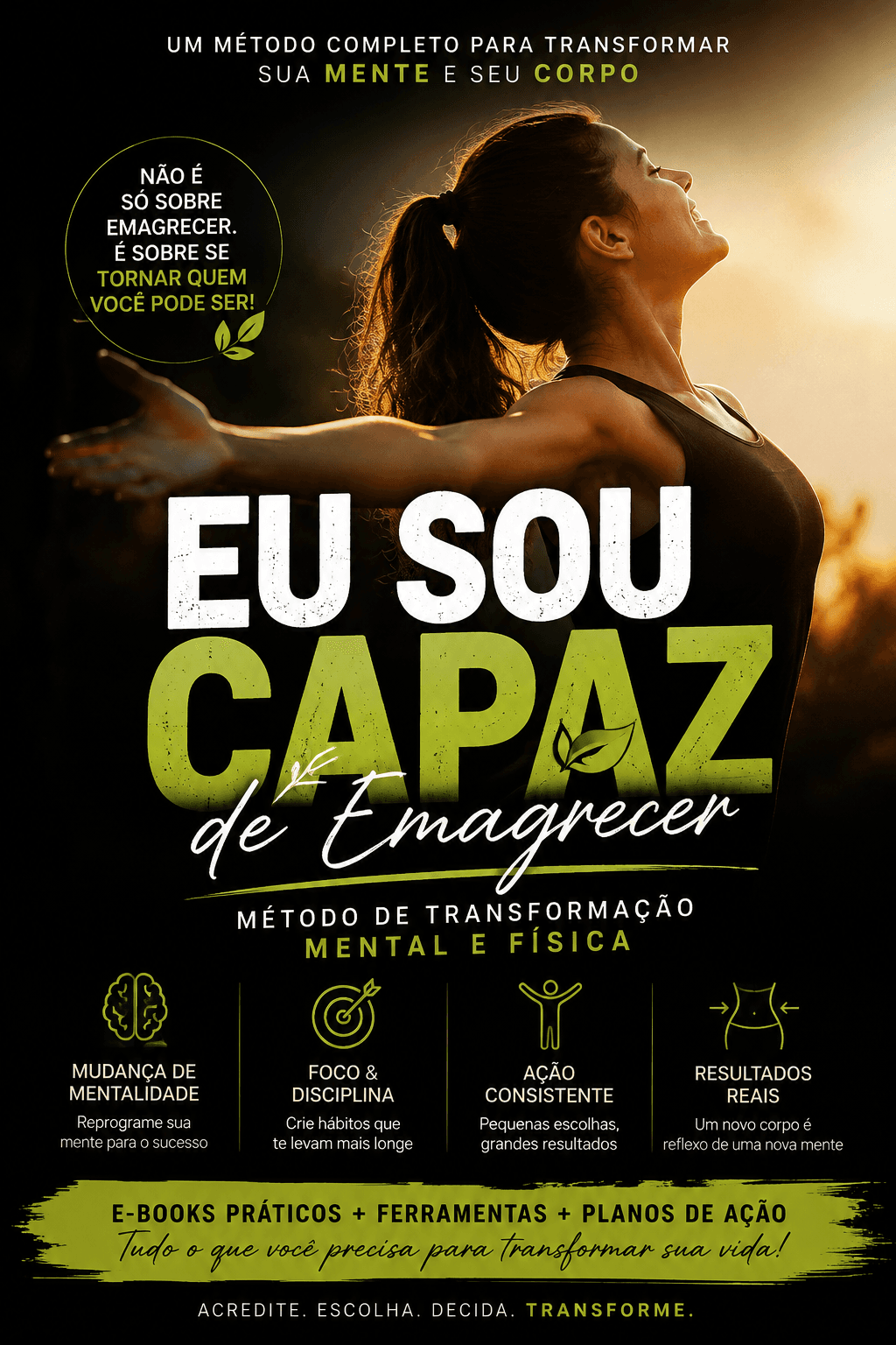 Capa do método Eu Sou Capaz de Emagrecer